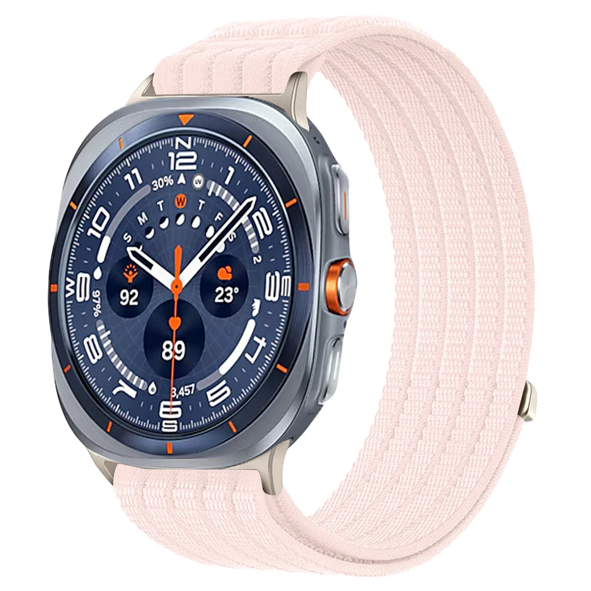 Samsung Galaxy Watch8, 9 & Ultra Ribbed Nylon Sport Loop