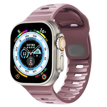 Apple Watch Silicone Strap - Waterproof, Sporty, Flexible
