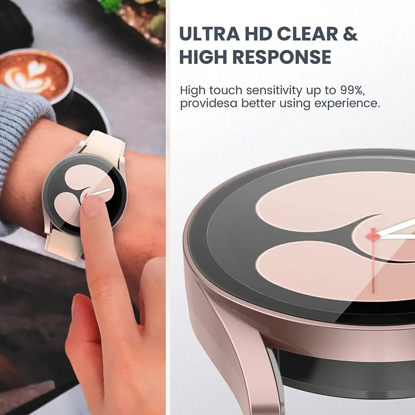 Glass+Case for samsung Galaxy Watch