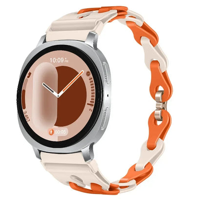 Samsung Galaxy Watch8, 9 & Ultra Silicone Chain Link Band