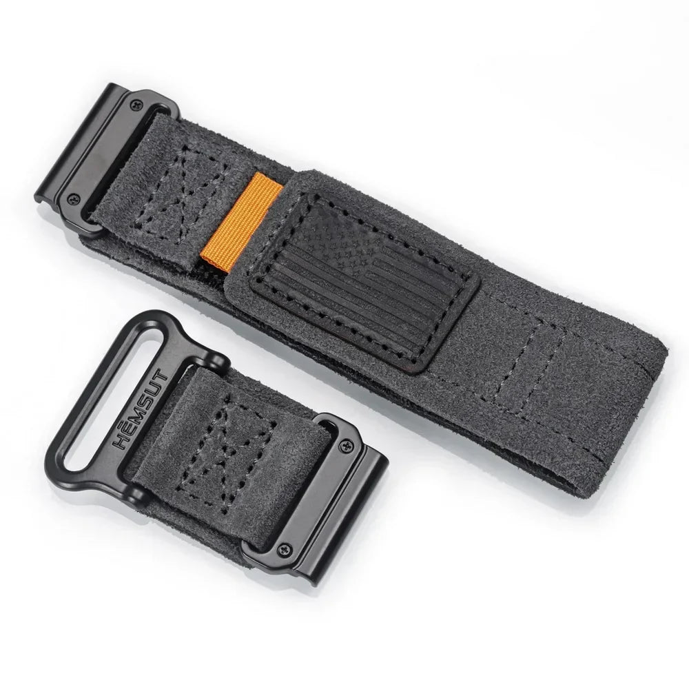 Garmin QuickFit 20/22/26mm Leather Hook-and-Loop Band