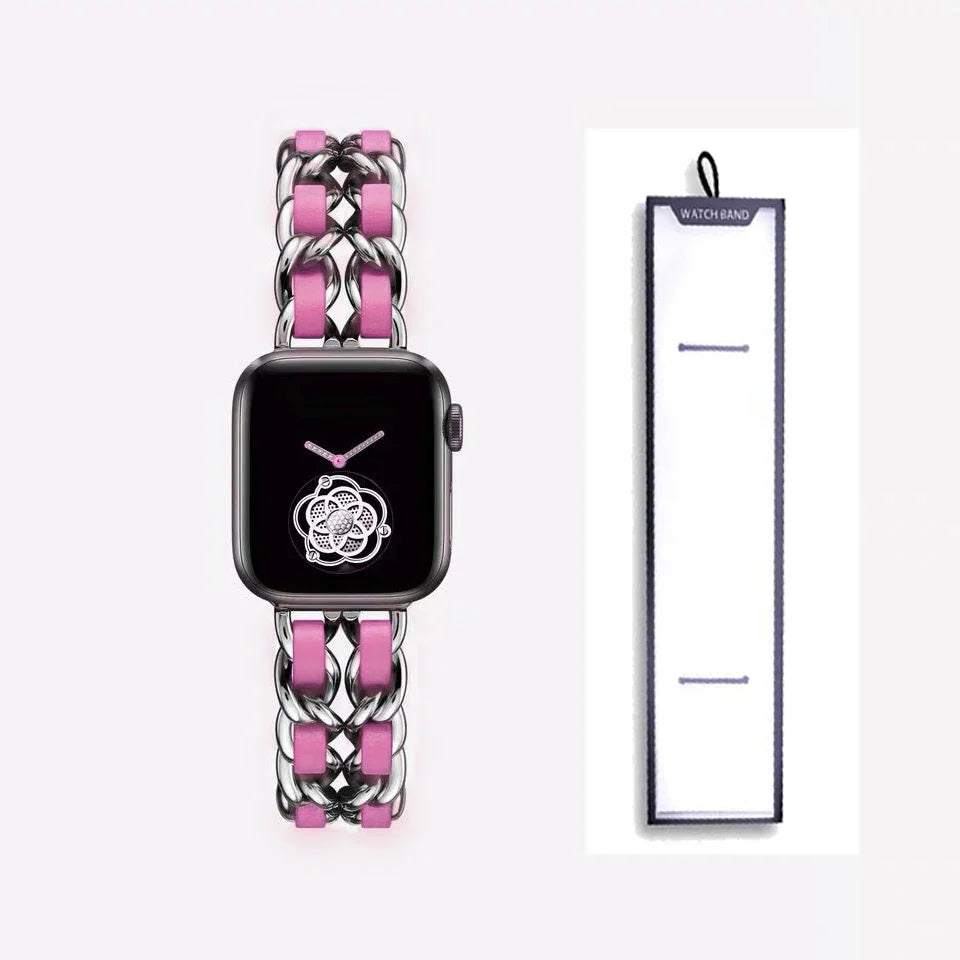 Apple Watch Stainless Steel Strap - Luxury Chain Design