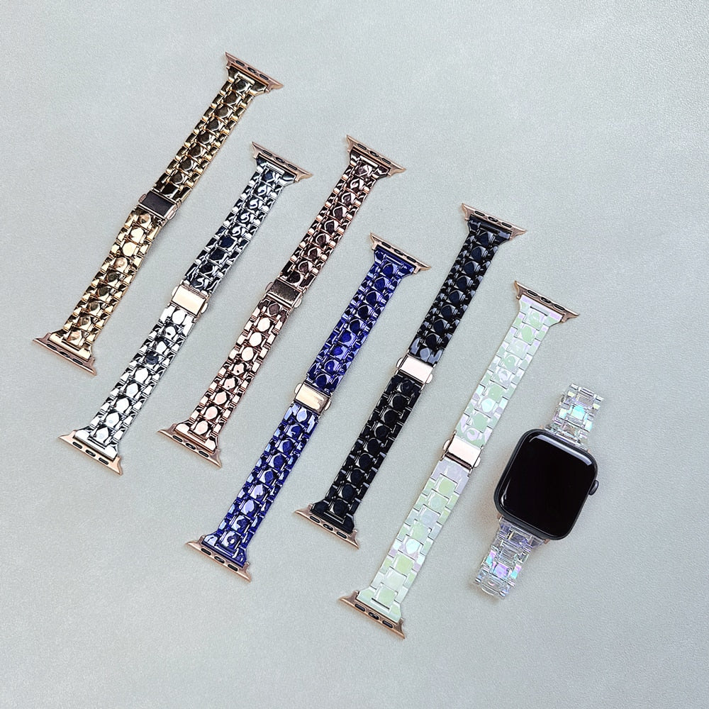 Apple Watch Resin Band Series 11/10/9/8/7/6/5/4/ SE / Ultra 1/2/3
