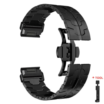 Garmin QuickFit Stainless Steel Strap - Elegant and Durable
