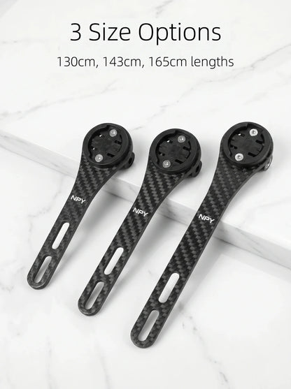 NPY Carbon Fiber Speedometer Holder Integrated Handlebar Mount For Wahoo/Bryton/Garmin Speedometer Mount Bicycle Accessories