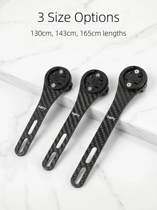 NPY Carbon Fiber Speedometer Holder Integrated Handlebar Mount For Wahoo/Bryton/Garmin Speedometer Mount Bicycle Accessories