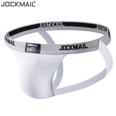 Jockmail Men’s Mesh Breathable Jockstrap Underwear – Sheer Mesh Style