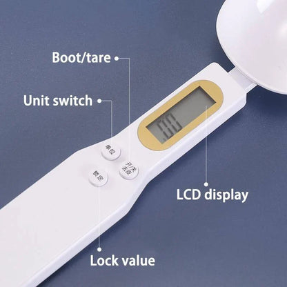 Digital Measuring Spoon 500g 0.5g LCD Electronic Kitchen Scale As Seen On TikTok
