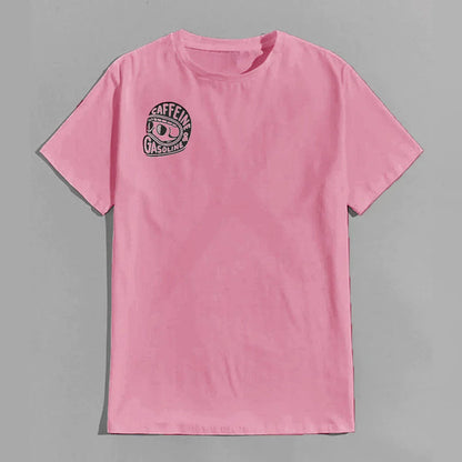 Caffeine & Gasoline Graphic Cotton T-shirt Unisex