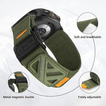 Samsung Galaxy Watch Ultra & Ultra 2 Nylon Band, Magnetic Buckle