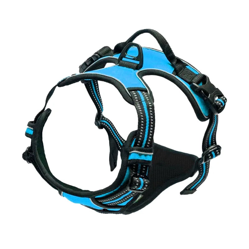 Reflective Fit: Adjustable Dog Harness for All Sizes