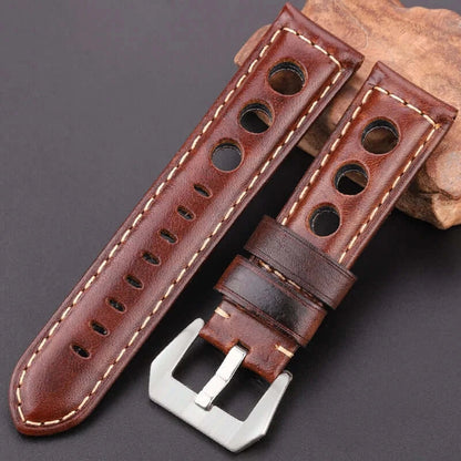 Huawei Watch & Watch GT Three-Hole Leather Rally Band