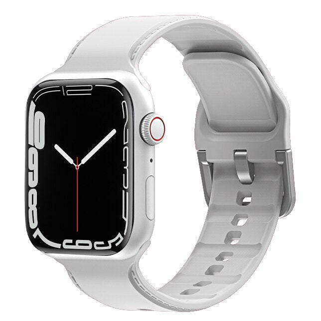 Silicone Apple Watch Band Series 11/10/9/8/7/6/5/4/ SE / Ultra 1/2/3