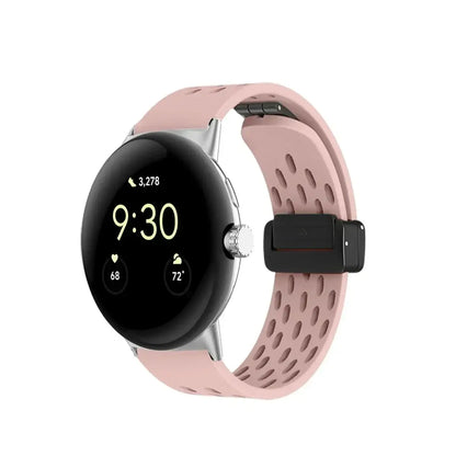 Google Pixel Silicone Band - Breathable With Magnetic Clasp