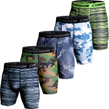 Camo Pixel Compression Shorts