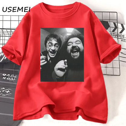 Harry Potter Hagrid Funny T Shirt Smoking