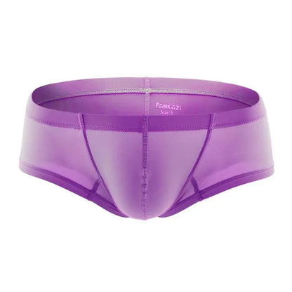 Men's Boxers Low-rise Ice Silk Underpants Men Small Boxer Shorts Sexy Underwear Men Panties Boxer Briefs