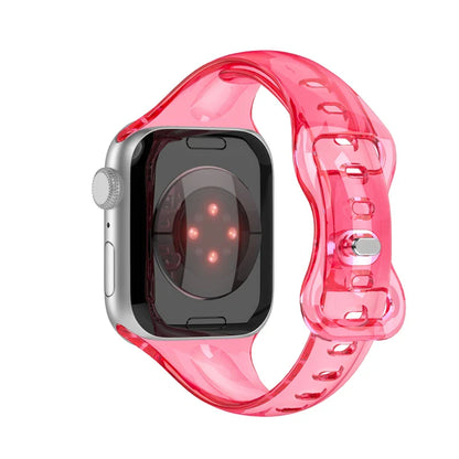 Apple Watch Transparent Strap - Soft Rubber - Clear Design