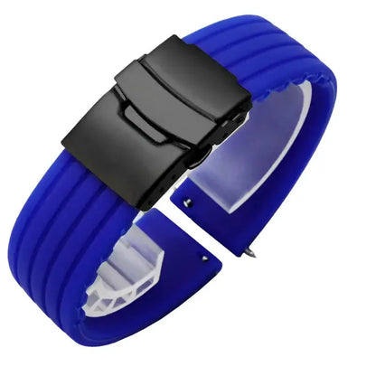 Suunto Race, Vertical & 9 Peak Ribbed Silicone Band, Folding Clasp