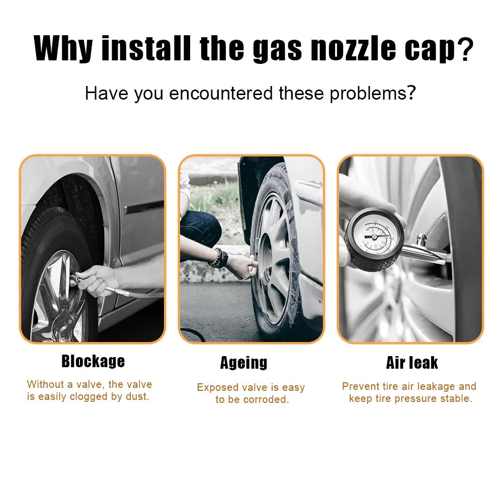 4PCS F*CK Valve Stem Caps