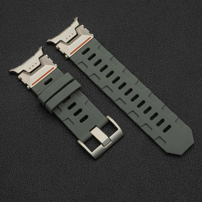 Samsung Galaxy Watch Ultra & Ultra 2 Rugged Silicone Band, No Gaps