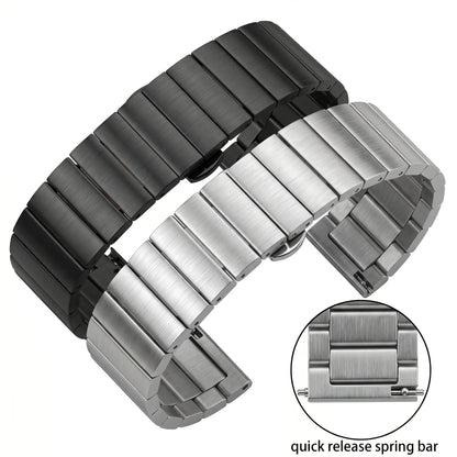 Samsung Galaxy Watch 7, 6, 5, 4 & FE Brushed Stainless Steel Bracelet