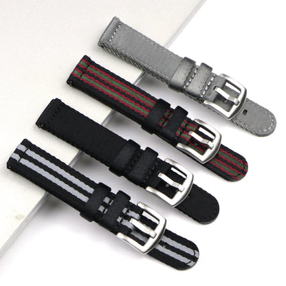 Samsung Galaxy Watch 7, 6, 5, 4 & FE Seatbelt Nylon Band