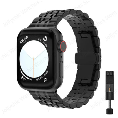Apple Watch Stainless Steel Band - Elegant, Durable Design