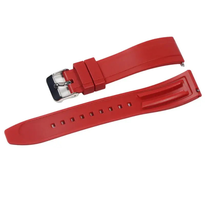 TicWatch Pro 5, Pro 3 & E3 Raised-Center Silicone Buckle Band