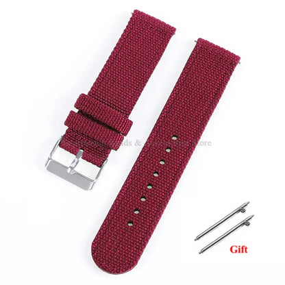 TicWatch Pro 5, Pro 3 & E3 Woven Nylon Band with Buckle Options