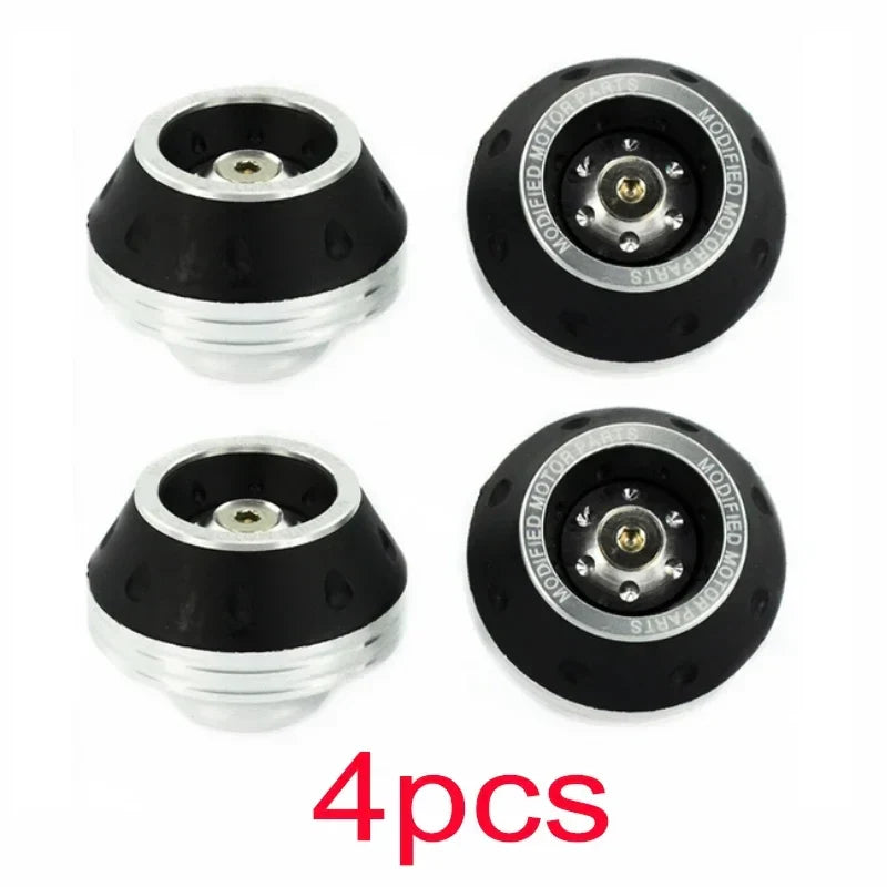 4PCS Motorcycle Crash Protectors Front Fork Slider Cups