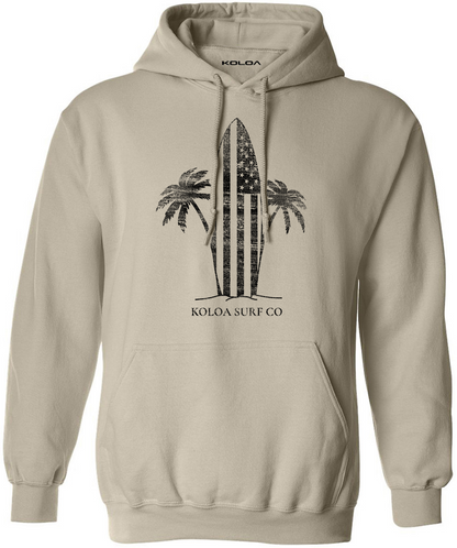 Koloa Retro USA Surfboard Hoodie