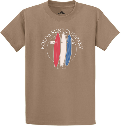 Koloa Surfboard Stack Heavyweight T-Shirt