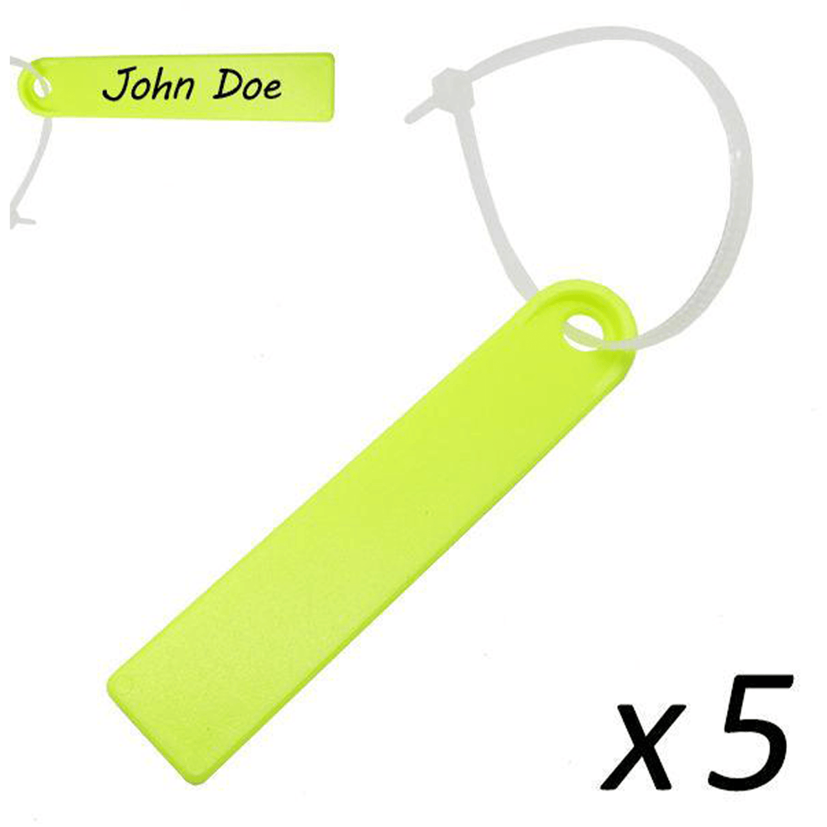 Scuba Diving Surfing Swimming Plastic Waterproof Name Tag 5pc