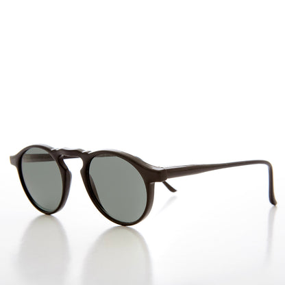 Round Acetate Horn Rim Sunglasses - Scripts