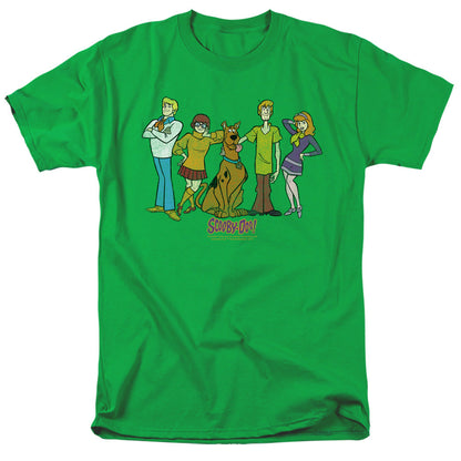 Scooby Doo Scooby Gang Mens T Shirt Kelly Green Officially Licensed
