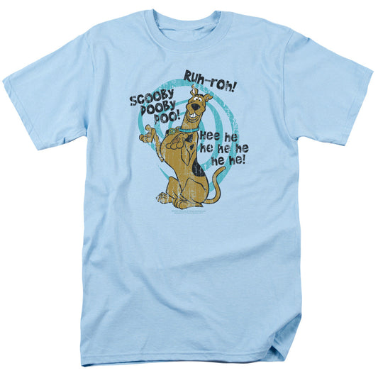 Scooby Doo Quoted Mens T Shirt Light Blue Officially Licensed