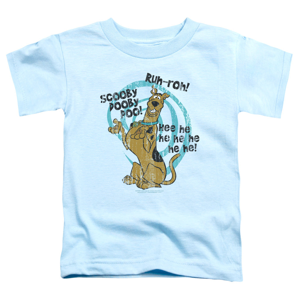 Scooby Doo Quoted Toddler Kids Youth T Shirt Light Blue Officially Licensed
