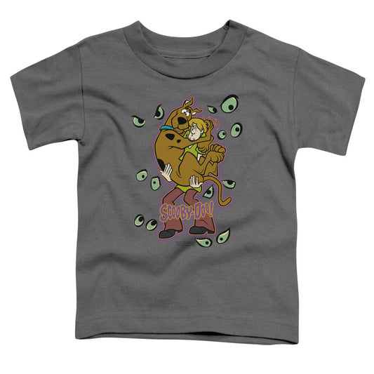 Scooby Doo Being Watched Toddler Kids Youth T Shirt Charcoal Officially Licensed