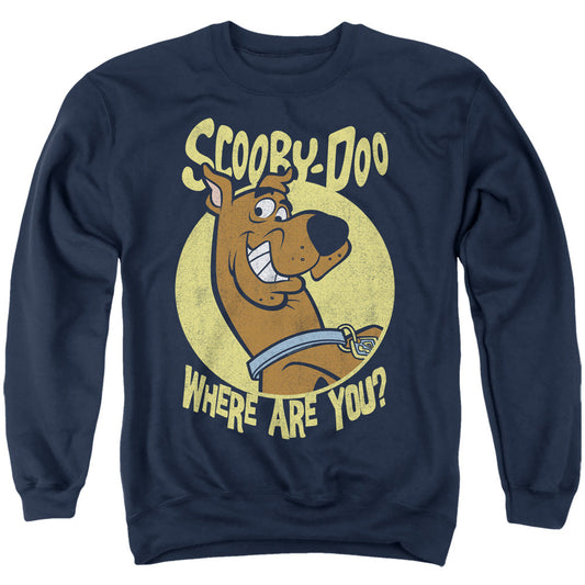 Scooby Doo Where Are You Mens Crewneck Sweatshirt Navy Officially Licensed