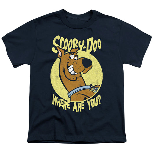 Scooby Doo Where Are You Kids Youth T Shirt Navy Blue Officially Licensed