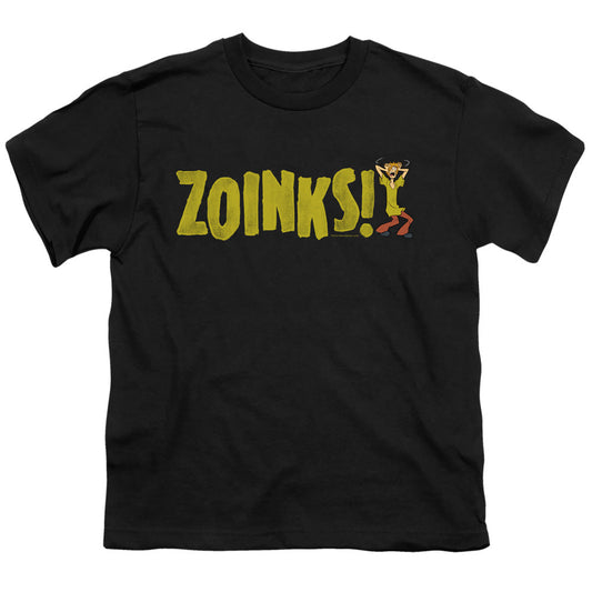 Scooby Doo Zoinks Kids Youth T Shirt Black Officially Licensed
