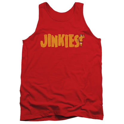 Scooby Doo Jinkies Mens Tank Top Shirt Red Officially Licensed