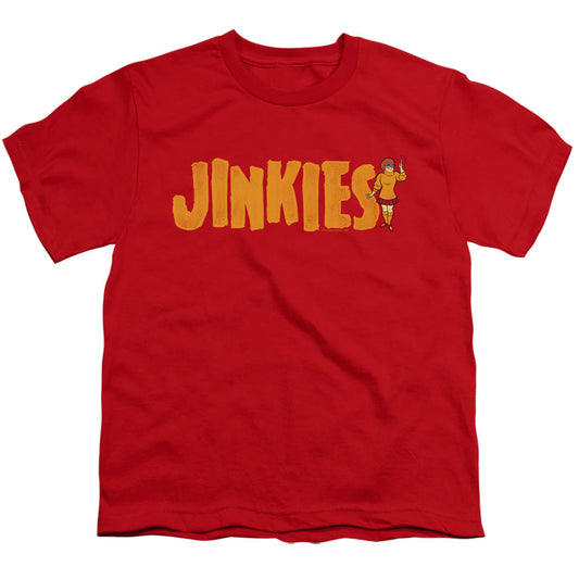 Scooby Doo Jinkies Kids Youth T Shirt Red Officially Licensed