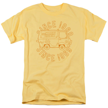 Scooby Doo Mystery Machine Mens T Shirt Banana Officially Licensed