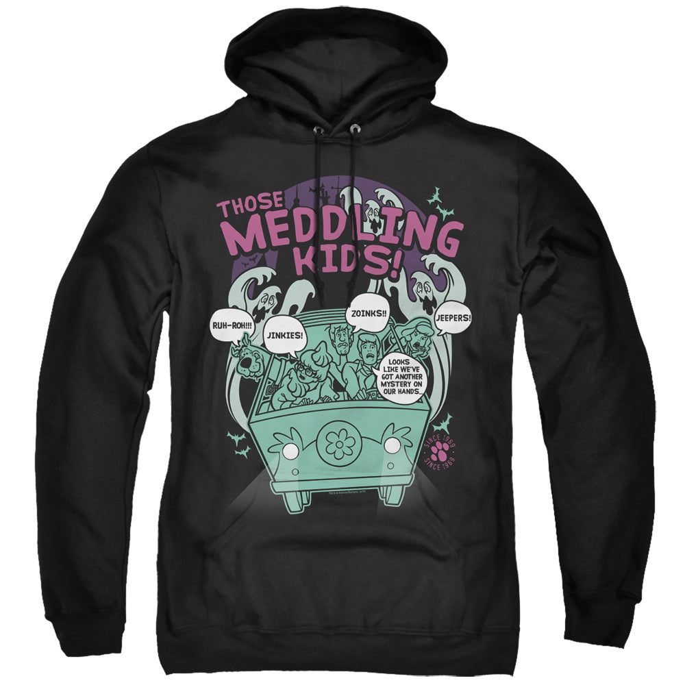 Scooby Doo Meddling Since 1969 Mens Hoodie Black Officially Licensed
