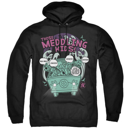 Scooby Doo Meddling Since 1969 Mens Hoodie Black Officially Licensed