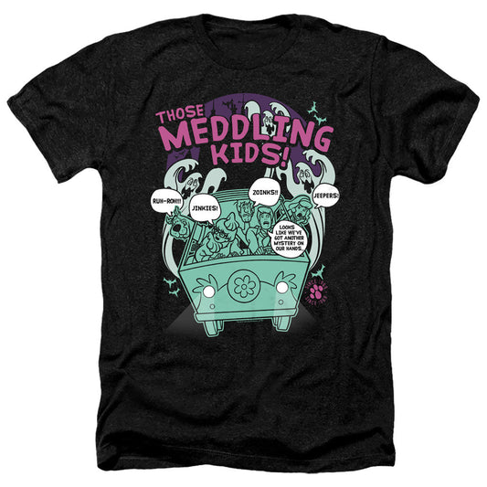 Scooby Doo Meddling Since 1969 Heather Mens T Shirt Black Officially Licensed