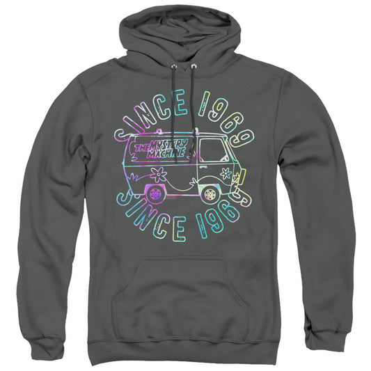 Scooby Doo Groovin 69 Mens Hoodie Charcoal Officially Licensed