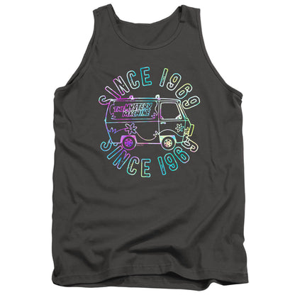 Scooby Doo Groovin 69 Mens Tank Top Shirt Charcoal Officially Licensed